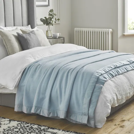 King Size Pure Merino Wool Blanket for Bed