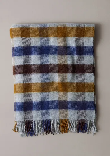 New Style Diamond Weave Pure Merino Wool Blanket