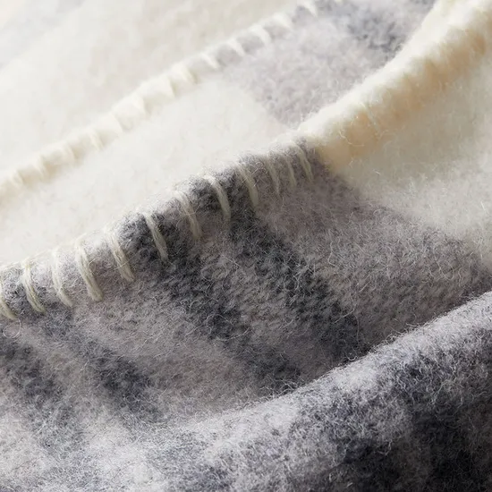 New Style Thick Plaid Fashion Pure Wool Blanket