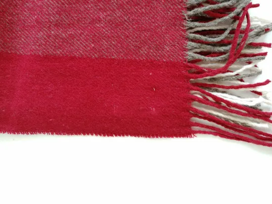 Red Classic Fashionable Pure Wool Thick Warm Wool Blanket