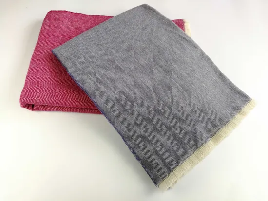 Solid Color Warm Home Cotton Blanket for Sofa