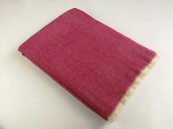 Solid Color Warm Home Cotton Blanket for Sofa