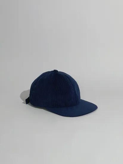 6 Panel Low Profile Premium Custom Embroidery Corduroy Unstructured High Quality Flat Bill Adjust Snapback Caps Hat