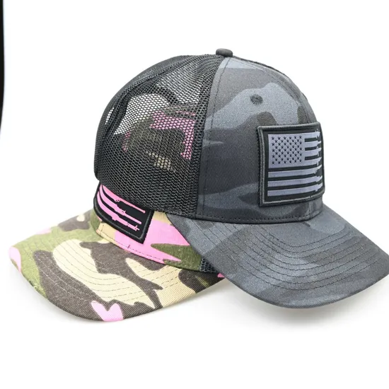 Breathable Mesh Baseball Caps Outdoor Camouflage Golf Hat Trucker Cap