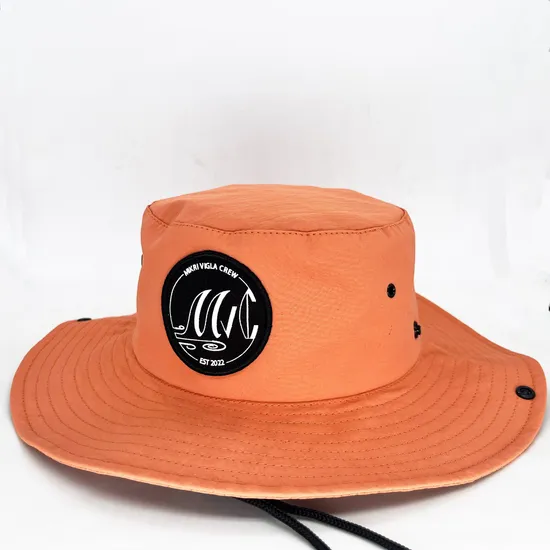 Bucket Hat Boonie Safari Cap Jungle Fishing Custom Men Bucket Hat Nylon Outdoor Fisherman Hat