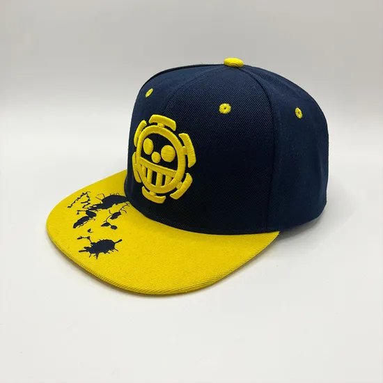 Custom 3D Embroidery Logo Cotton Snapback Cap