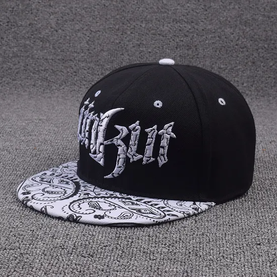 Custom 3D Embroidery Your Own Logo with Sticker Snapback Cap