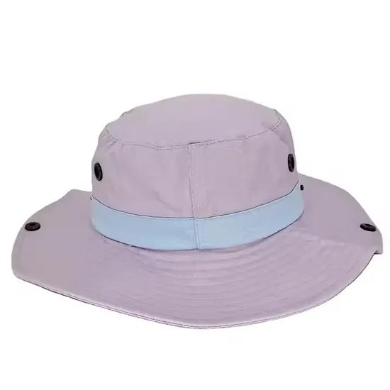 Custom Cotton Wide Brim Sun Protection Mens Fisherman Cap