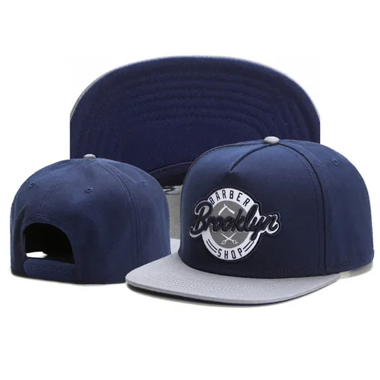 Custom Dark Blue Embroidery Patch Snapback Cap