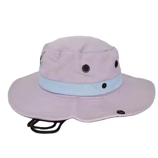 Custom Embroidery Bucket Hat with String Fisherman Hat