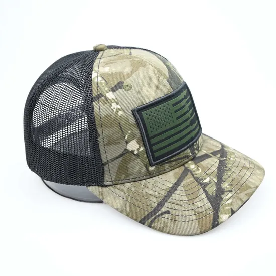 Custom Embroidery Logo Camo 112 Men Caps Trucker Hats