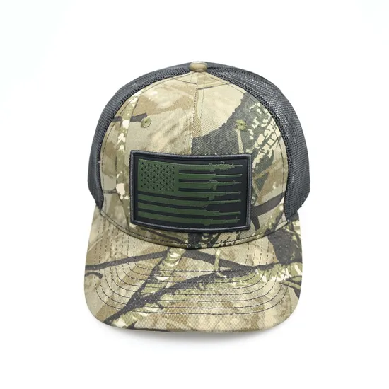 Custom Embroidery Logo Camo 112 Men Caps Trucker Hats