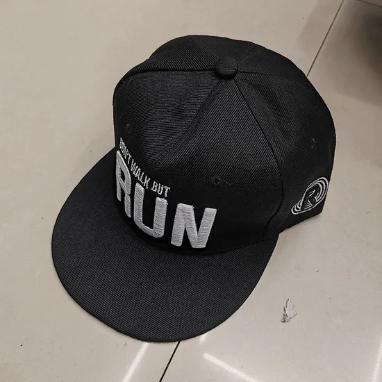 Custom Embroidery Patch Logo Gray Outdoor Snapback Cap