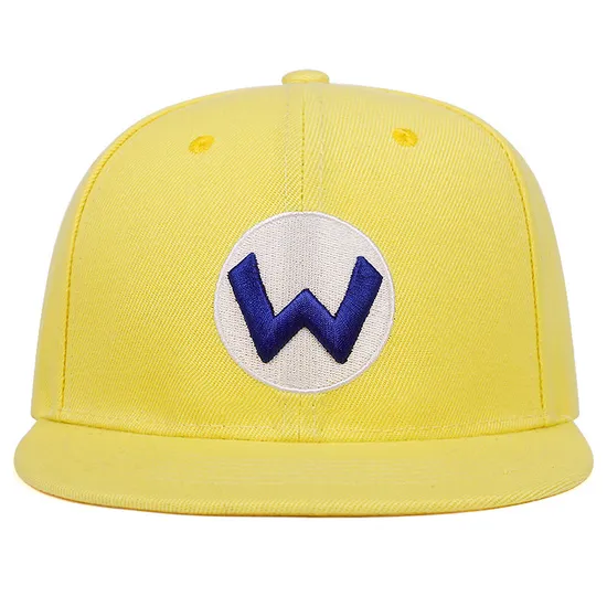 Custom Fashion Design Unisex Classic Embroidery Yellow Snapback Cap