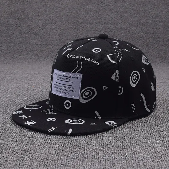 Custom Hiphop Street Style Hats Outdoor Embroidery Snapback Cap