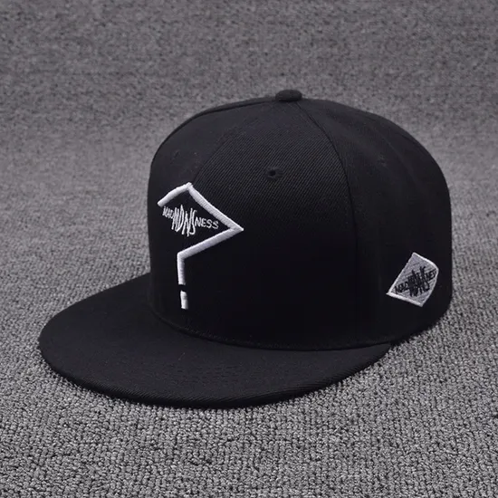 Custom Hiphop Street Style Hats Outdoor Embroidery Snapback Cap