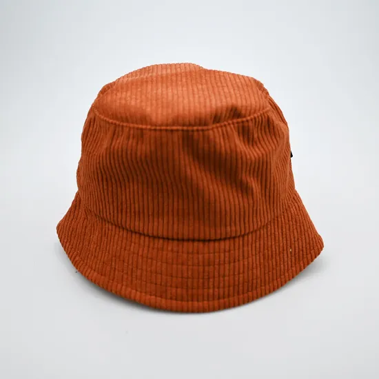 Custom Label Logo Luxury Multicolor Corduroy Bucket Hat Cap Fishing Winter Bucket Hats for Women Men