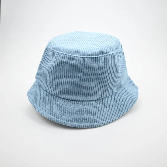 Custom Label Logo Luxury Multicolor Corduroy Bucket Hat Cap Fishing Winter Bucket Hats for Women Men