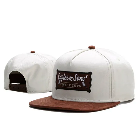 Custom Sports Hats with Letter White Logo Snapback Cap