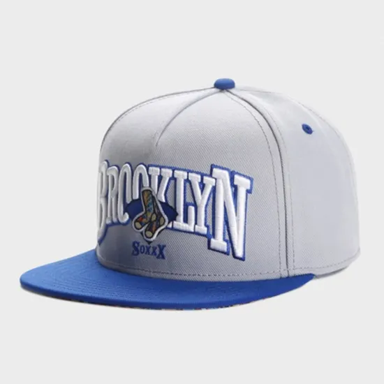 Custom Sports Hats with Letter White Logo Snapback Cap