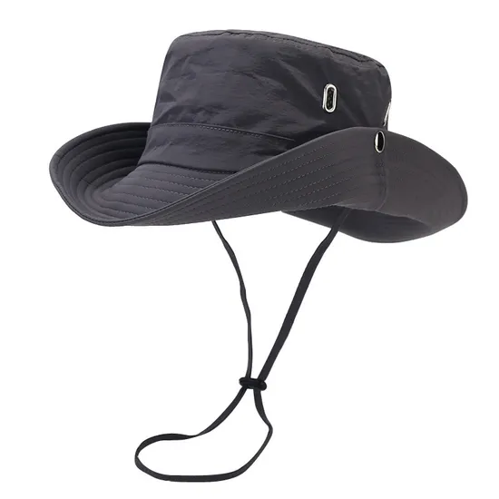 Custom Sun Cap Wide Brim Fishing Quick-Drying Fisherman Hat Boonie