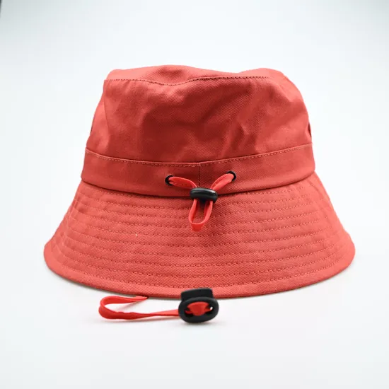 Customized High Quality Cotton Fishing Bucket Hat Solid Color Embroidery Kids Fisherman Cap