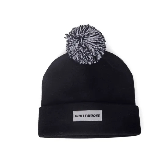 Designer Knitted POM POM Sport Bobble Hats Winter Beanie