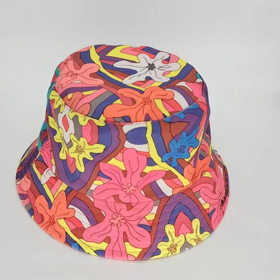 Designer Printed Custom Bucket Hat Short Brim Bucket Hat