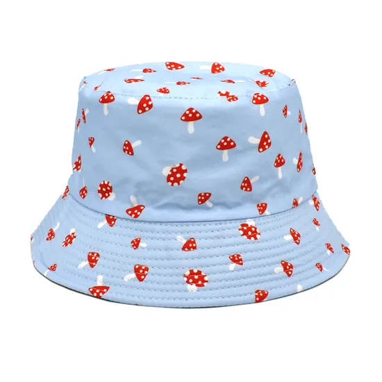 Designer Printed Custom Bucket Hat Short Brim Bucket Hat