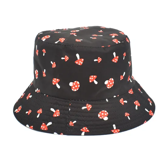 Double-Sided Fisherman Cap Printed Reversible Bucket Hat