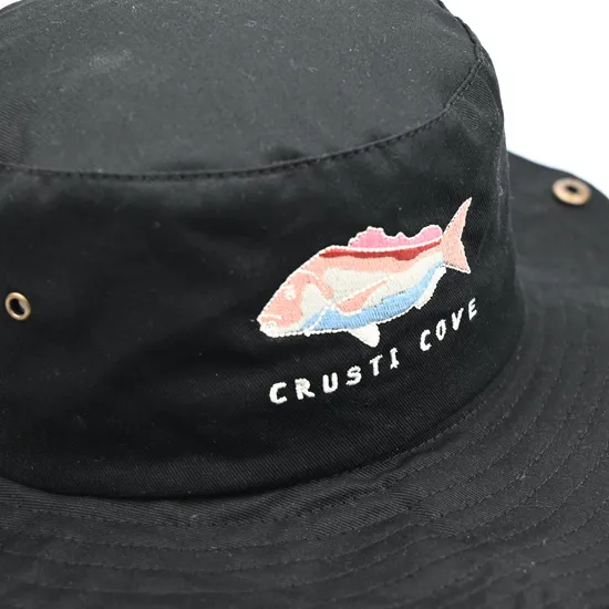 Factory Custom Embroidered Wide Brim Cotton Beach Fisherman Hat Wholesale Unisex Bucket Hat