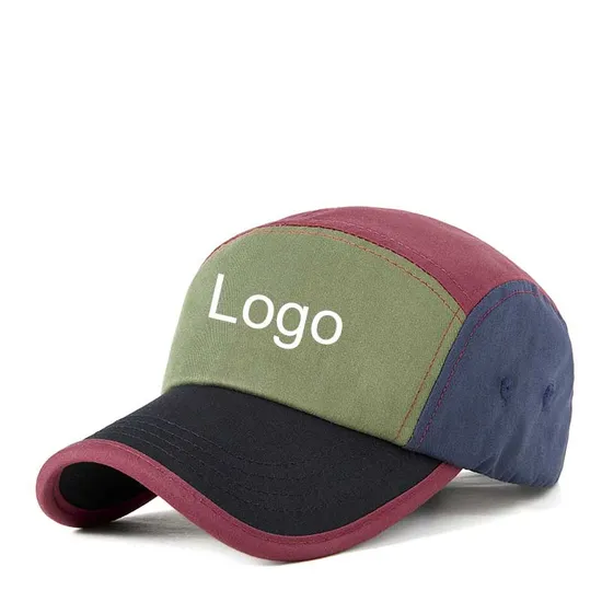 Fashion Cotton Unstructured 5 Panel Camping Cap