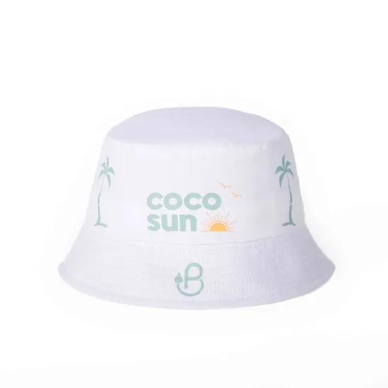 Green Bucket Hat with Custom Embroidery Logo Bucket Hat