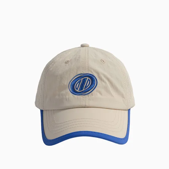 High Quality 6 Panel Unstructured Nylon Hat Quick Dry Embroidery Logo Dad Caps