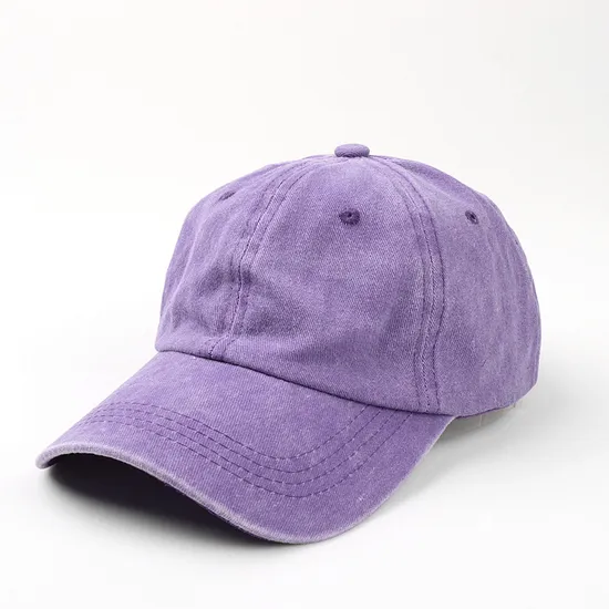 High Quality Baseball Washed Hat Blank Cotton Sports Dad Caps