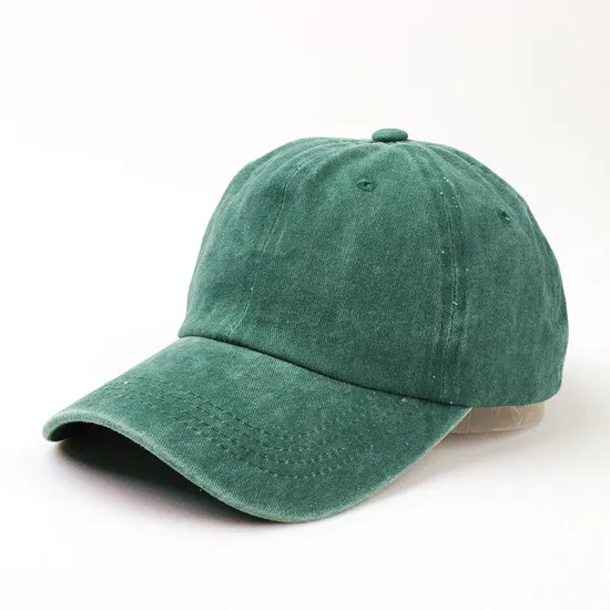 High Quality Baseball Washed Hat Blank Cotton Sports Dad Caps