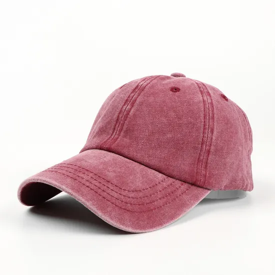 High Quality Baseball Washed Hat Blank Cotton Sports Dad Caps