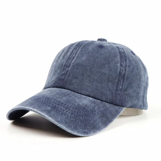 High Quality Baseball Washed Hat Blank Cotton Sports Dad Caps