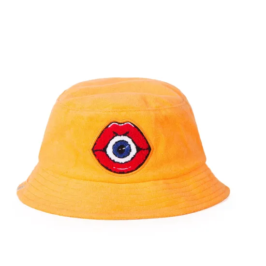 High Quality Towel Fabric Comfortable Breathable Custom Patch Logo Adult Size Bucket Hat