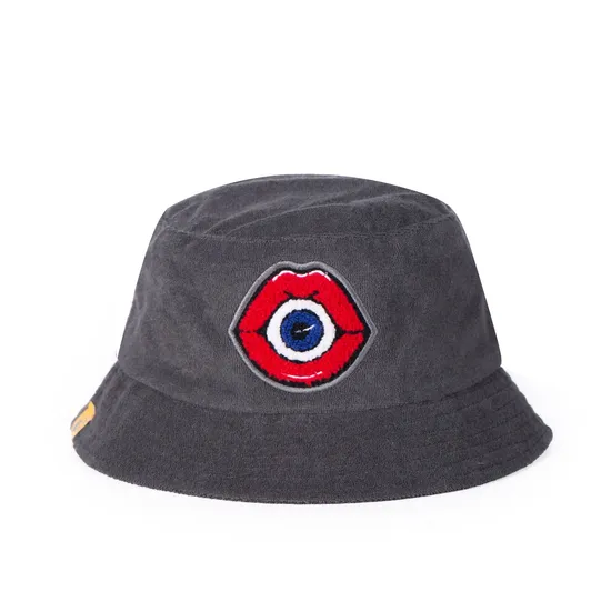 High Quality Towel Fabric Comfortable Breathable Custom Patch Logo Adult Size Bucket Hat