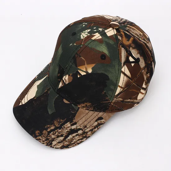 Men′s Sports Camo Baseball Cap Custom Cotton Camouflage Gorras Outdoor Hunting Camping Hiking Hat