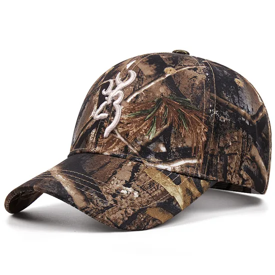 Men′s Sports Camo Baseball Cap Custom Cotton Camouflage Gorras Outdoor Hunting Camping Hiking Hat