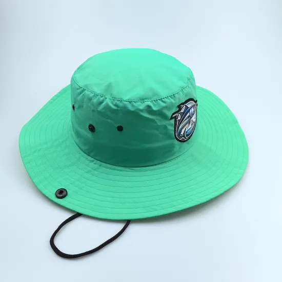 Nylon Bucket Hat Fishing Waterproof Hat Customized Design Bonnie Bucket Hats Fashion Surfing Cap Printed with Strap