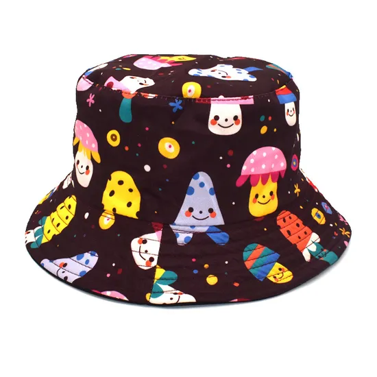 Reversible Sublimation Printing Bucket Hat