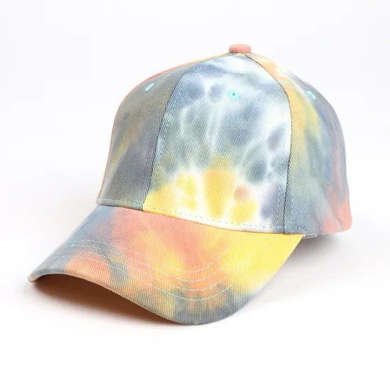 Tie-Dye Baseball Cap Spring Men Women Trend Lovers Colorful Snapback Hat Outdoor Adjustable Sun Bone Casquette