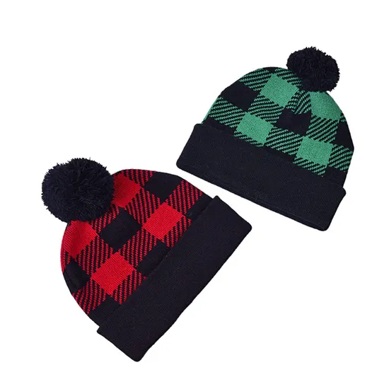 Warm Cap Hop Short Cuffed Ribbed Fisherman Beanie