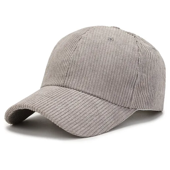 Wholesale Cheap 6 Panels Corduroy Baseball Cap Corduroy Gorras Hats for Men and Women