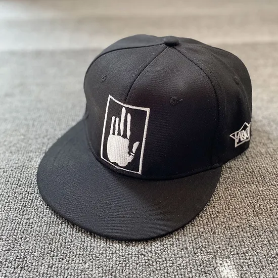 Wholesale Custom Logo Flat Embroidery Snapback Cap for Men