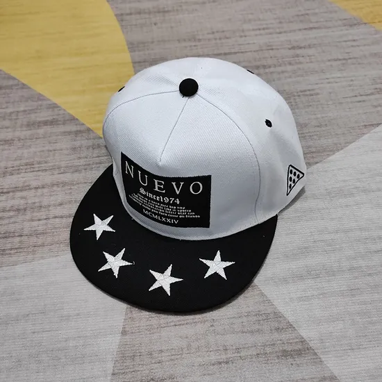 Wholesale Custom Logo Flat Embroidery Snapback Cap for Men