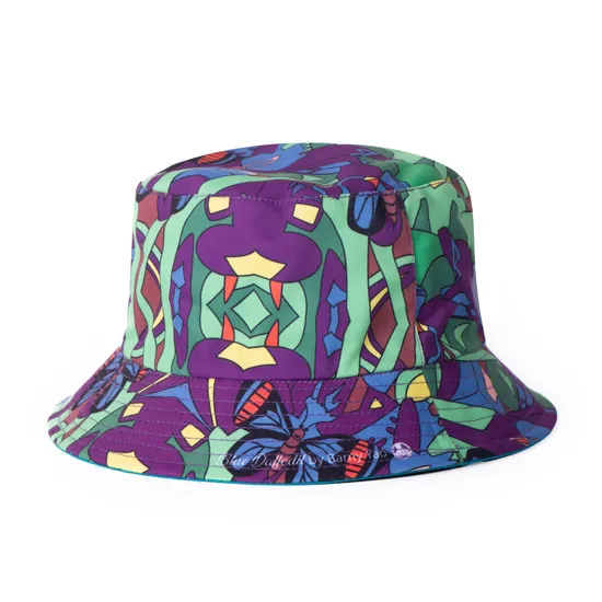 Wholesale Custom Printing Children Bucket Hat Summer Fisherman Gorras, Women Reversible Sun Cap